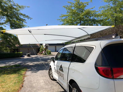 Shadyboy Awnings: Big Shade, Small Package – Perfect for Your SUV, Trailer, or Teardrop!